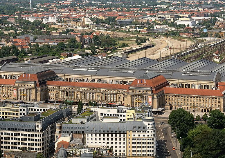 Hauptbahnhof Leipzig (Quelle: Appaloosa, CC BY-SA 3.0)