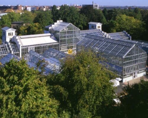 Botanischer Garten von oben (c) Botanischer Garten Leipzig