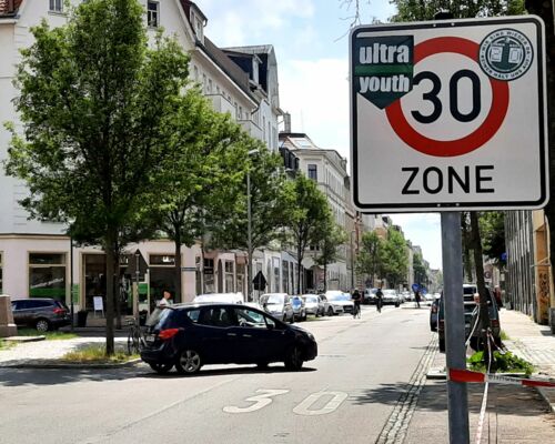 Die Endersstraße in Lindenau ist jetzt Tempo-30-Zone