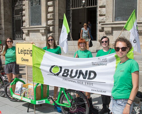 Junge Menschen auf Demo © BUND Leipzig