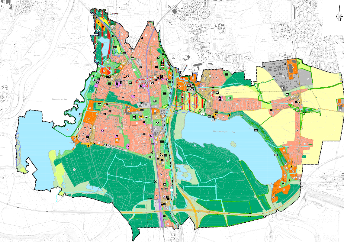 Flächennutzungsplan der Stadt Markkleeberg