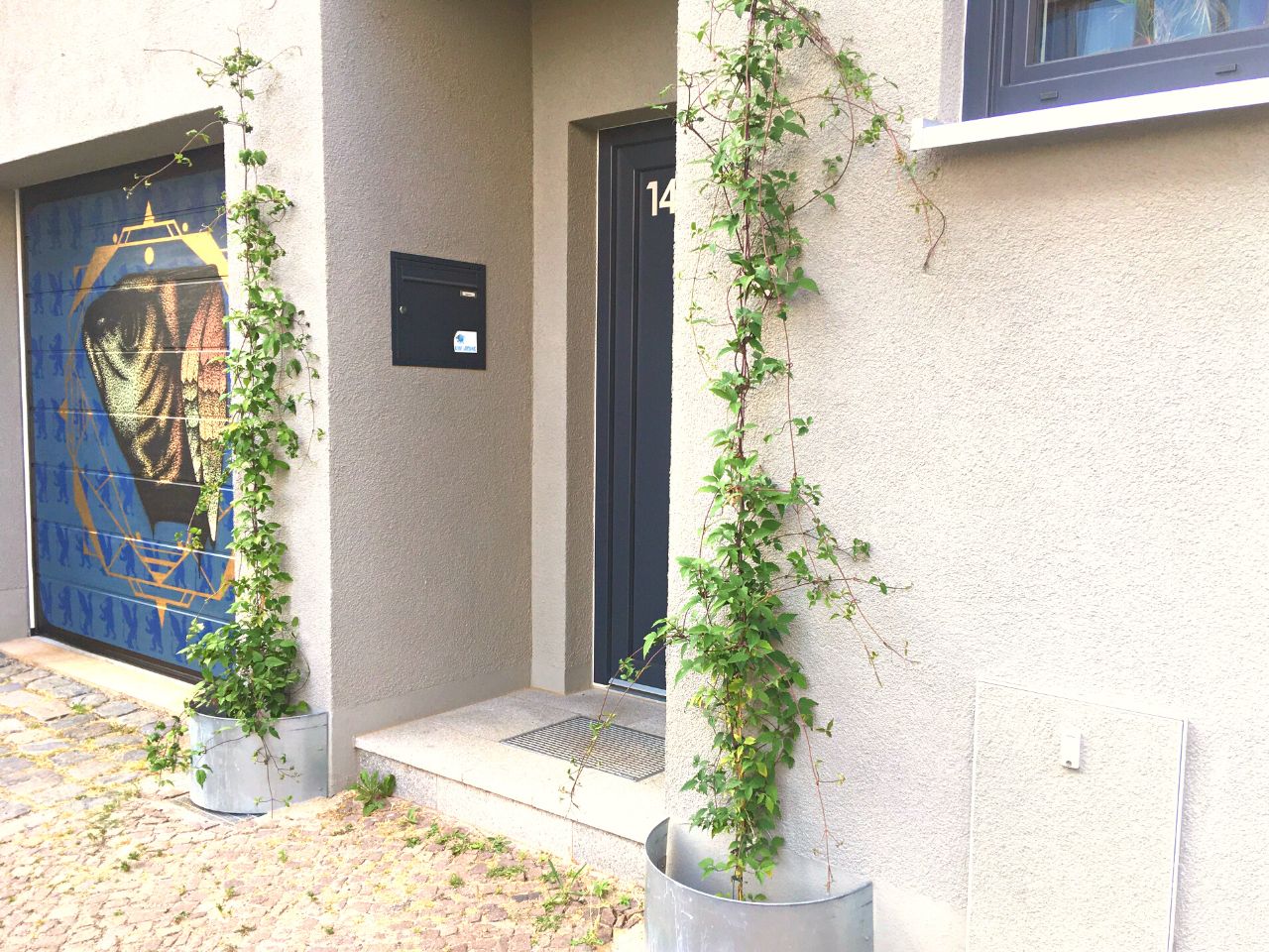 Ein Stadthaus in Lindenau bekennt Farbe - Ökolöwe
