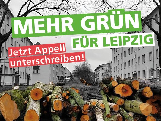 Unterzeichne den Appell Mehr Grün für Leipzig
